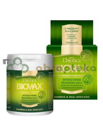 BIOVAX BAMBUS & OLEJ AVOCADO maska intensywnie regenerująca, 250 ml