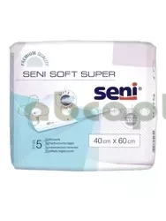 Seni Soft Super, podkłady higieniczne, 40 cm x 60 cm, 5 sztuk