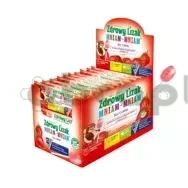 Zdrowy Lizak Mniam-Mniam na ząbki, kości i odporność, smak truskawkowy, 40 sztuk