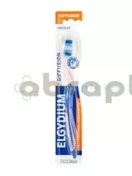 Elgydium Diffusion, szczoteczka do zębów, średnia, 1 sztuka