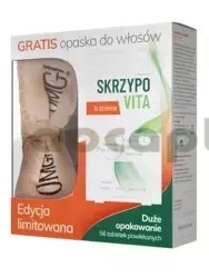 Skrzypovita 1 x dziennie Biotyna Complex, 56 tabletek powlekanych + kosmetyczna opaska do włosów