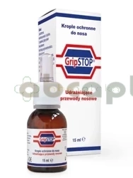 Grip Stop, krople ochronne do nosa,    15 ml