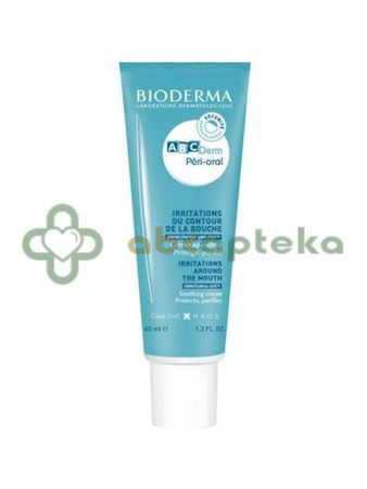 Bioderma ABCDerm Peri Oral, krem ochronno-łagodzący do skóry wokół ust dla niemowląt i dzieci, 40 ml