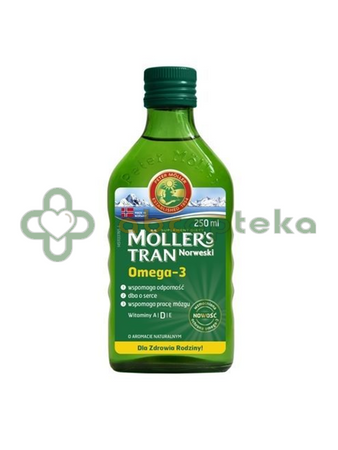 Tran Mollers, naturalny, 250 ml