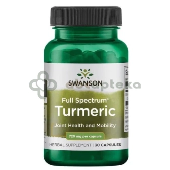 SWANSON Turmeric (Full Spectrum) 720 mg, 30 kapsułek