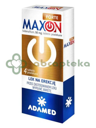 Maxon 50 mg Forte, 4 tabletki