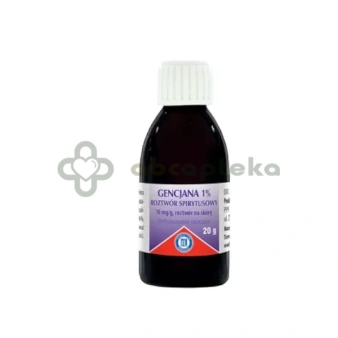 Gencjana 1%, spirytusowy roztwór fioletu gencjanowego, płyn, 20 g | DATA WAŻNOŚCI 31.07.2026