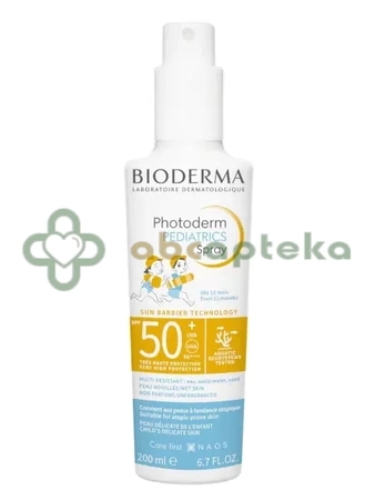 Bioderma Photoderm, Pediatrics SPF50+ ochronny spray dla dzieci,   200 ml