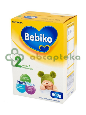 Bebiko 2, mleko następne dla niemowląt powyżej 6. miesiąca życia, 800 g