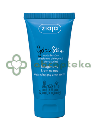 Ziaja GdanSkin, krem na noc kolagenowy, 50 ml