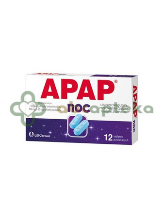 Apap Noc, 12 tabletek