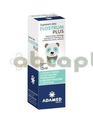 Flostrum Plus, krople dla dzieci powyżej 6 miesiąca, 15 ml