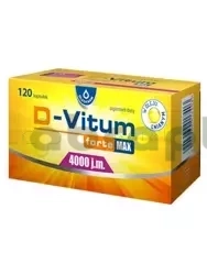 D-Vitum Forte Max 4000 j.m., 120 kapsułek