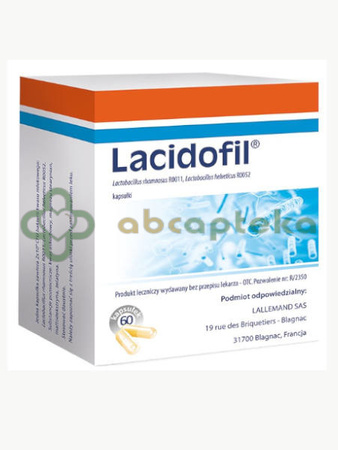 Lacidofil, 60 kapsułek | DATA WAŻNOŚCI 30.09.2025
