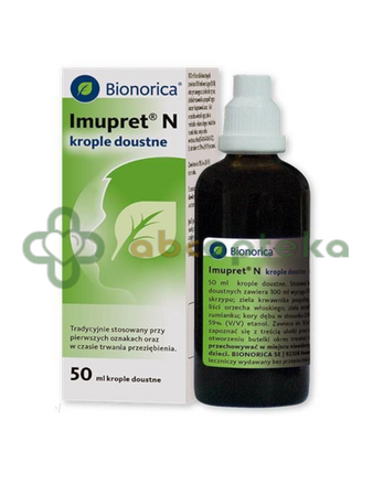 Imupret N, krople doustne, 50 ml, DATA WAŹNOŚCI 31.05.2025r.