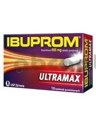 Ibuprom Ultramax, 600 mg, 10 tabletek