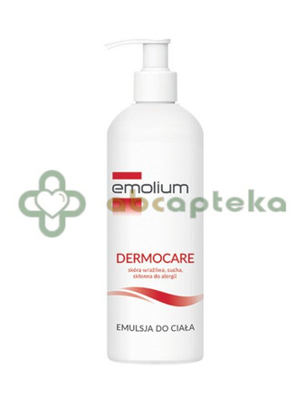 Emolium Dermocare, Emulsja do ciała, 400 ml