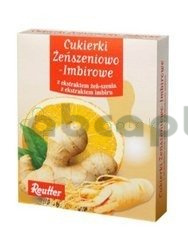 Reutter, cukierki żeńszeniowo - imbirowe z ekstarktem imbiru, 50 g