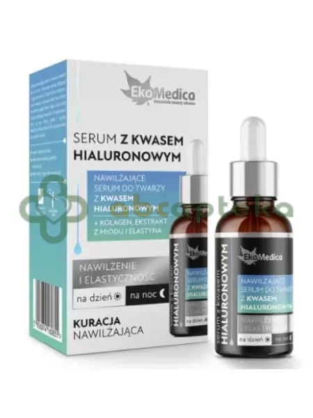 EKAMEDICA SP. Z O.O. S.K. EkaMedica Serum do twarzy z kwasem hialuronowym, 20 ml — Składniki i ocena