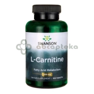 SWANSON L-Karnityna 500 mg, 100 tabletek