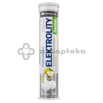 Olimp, Hydratonic Elektrolity Senior o smaku gruszkowym, 20 tabletek musujących