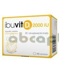 Ibuvit D3, 2000 IU, 60 kapsułek