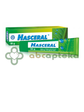 Hasceral, (100 mg + 50 mg)/g, maść, 50 g