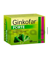 Ginkofar forte, 80 mg, 60 tabletek