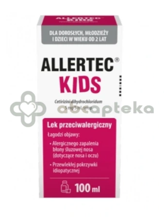 Allertec Kids syrop 5 mg/5ml 100 ml