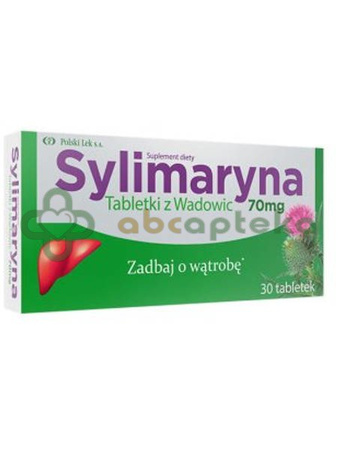 Sylimaryna Tabletki z Wadowic, 30 tabletek