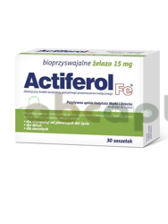 Actiferol Fe, 15 mg, 30 saszetek