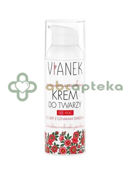 SYLVECO Vianek, przeciwzmarszczkowy krem na noc, cera z oznakami starzenia, 50 ml