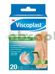 Viscoplast Ultra Stretch, platry elastyczne, 20 sztuk