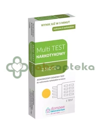 Multi Test do wykrywania narkotyków w moczu, 1 sztuka