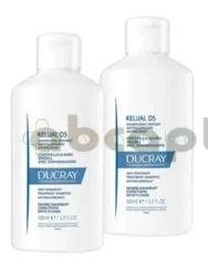 Ducray Kelual DS szampon przeciw łupieżowy,    100 ml+100 ml