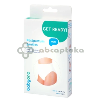 Babyono majtki poporodowe jednorazowego użytku, rozmiar XL, 5 sztuk