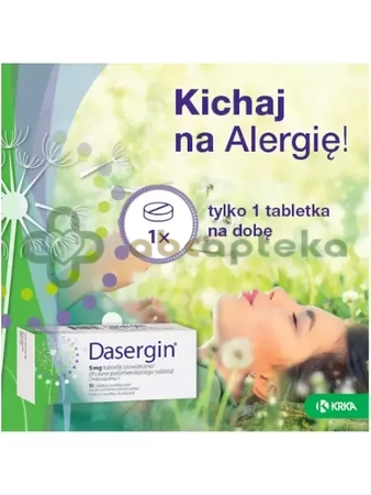 Dasergin 5 mg,10 tabletek powlekanych