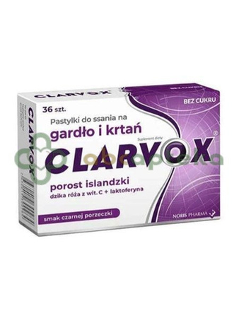 Clarvox Porzeczka, 36 pastylek