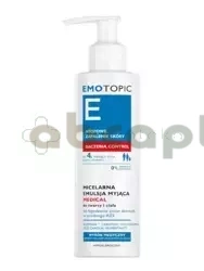 Pharmaceris E Emotopic Bacteria Control, micelarna emulsja myjąca do twarzy i ciała, 190 ml