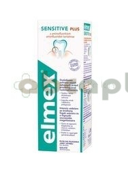 Elmex Sensitive Plus, płyn do płukania jamy ustnej, 400 ml