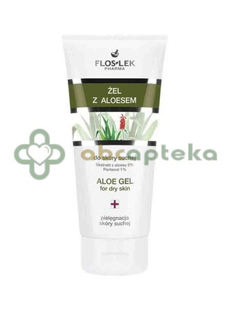 FlosLek Pharma, żel z aloesem do skóry suchej, 200 ml