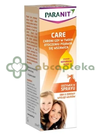 Paranit Care, odżywka w sprayu zmniejszająca ryzyko wszawicy,   100 ml 