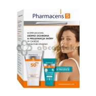 Pharmaceris S, zestaw: balsam ochronny SPF50 + balsam po opalaniu, 1 sztuka