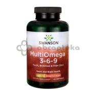 SWANSON MultiOmega 3-6-9, 120 kapsułek