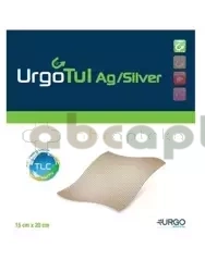 UrgoTul Ag/Silver, opatrunek ze srebrem, 15 x 20 cm, 1 sztuka