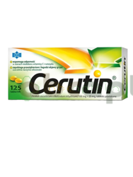 Cerutin, 100 mg + 25 mg, 125 tabletek
