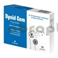 Dynid Gem 5 mg, 10 tabletek | DATA WAŻNOŚCI 31.03.2026
