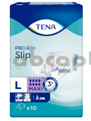 TENA Slip ProSkin Maxi, Pieluchomajtki rozmiar L, 10 sztuk