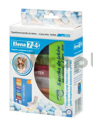 Kasetka tygodniowa na leki, 4 pory dnia, 1 sztuka