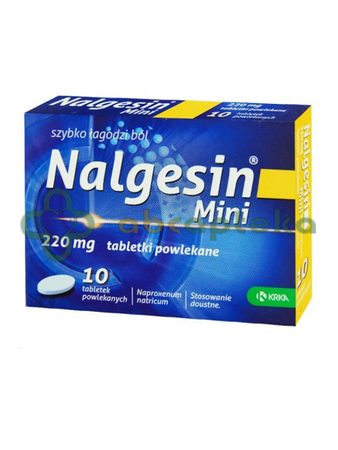 Nalgesin Mini, 220 mg, 10 tabletek